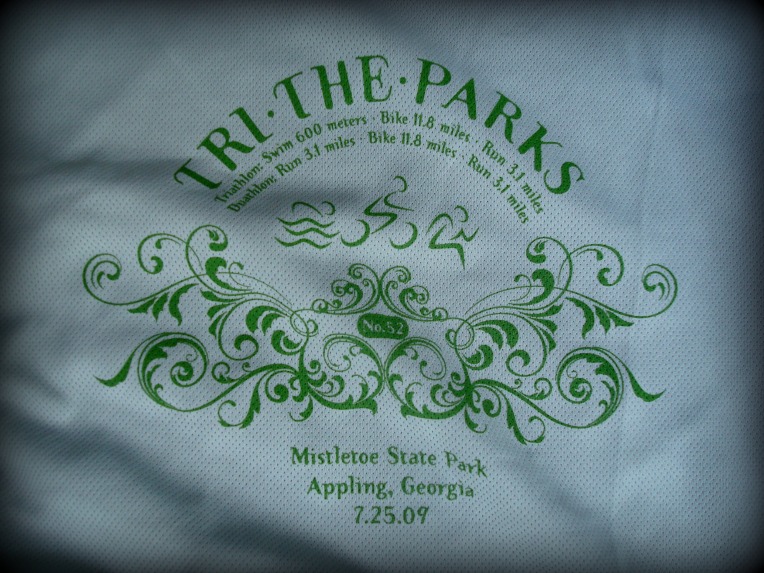 Tri-the-Parks t-shirt logo