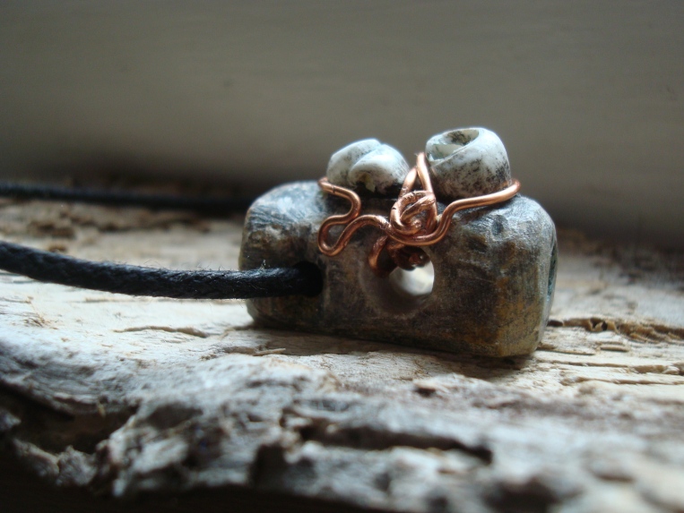 Soapstone Necklace by Ajit Churrch